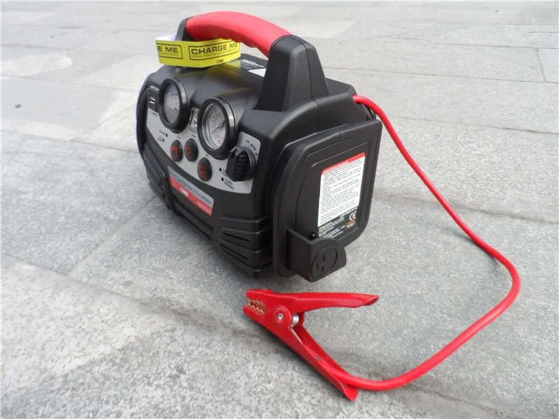 Multi-functional best portable car jump starter 12V auto power battery 18Ah  vehicle jump starter 650mA charging rate