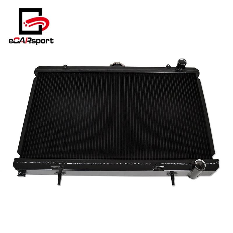 ECARsport высокая производительность 2.4L Mt Алюминиевый автомобиль 2 Ряд радиатор для Nissan 240Sx S13 1989-1994