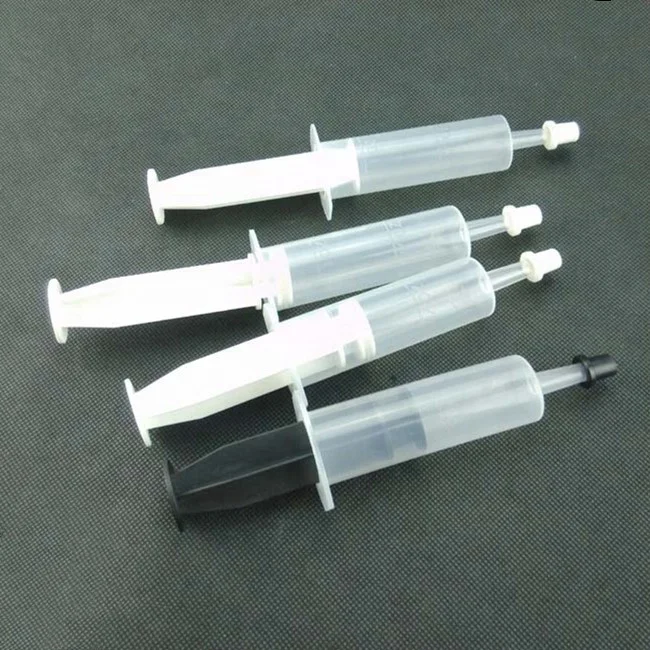 Black And Clear Plastic PP Jello Shot Syringes With Lids