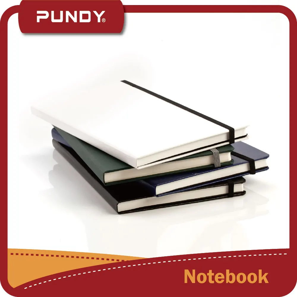 leather cover material and hardcover style paper notebook