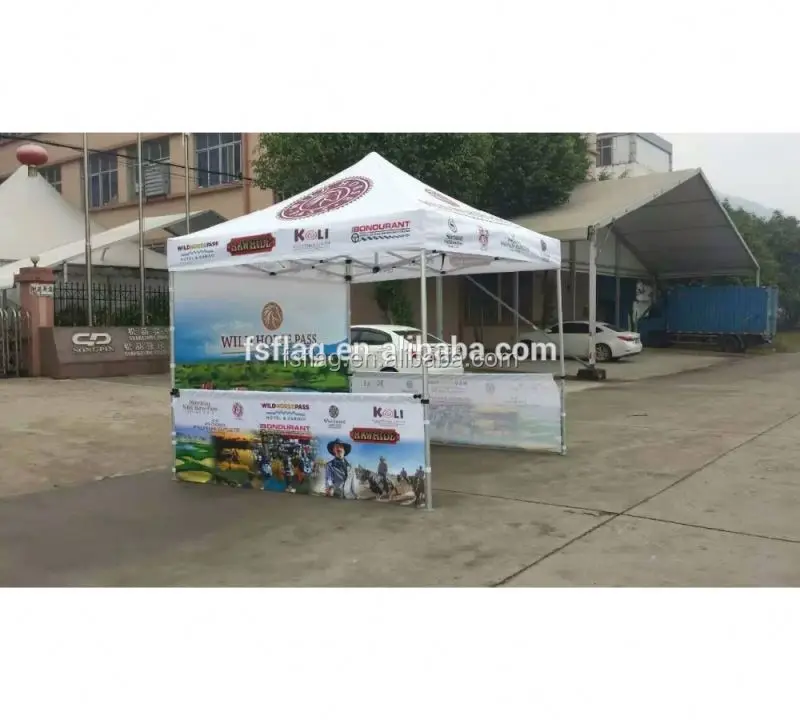 8 Person Outdoor Advertising Waterproof Double Swag Aluminum Canopy Trade Show Tent