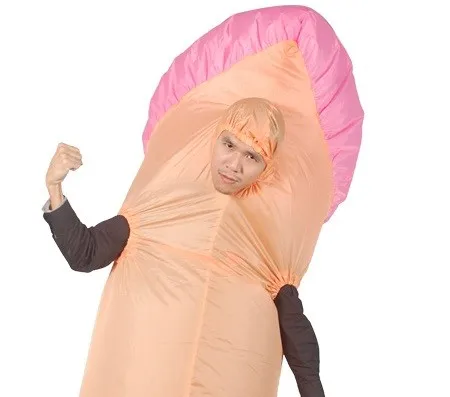 giant sexy inflatable penis costume Inflatable party dress halloween willy costume