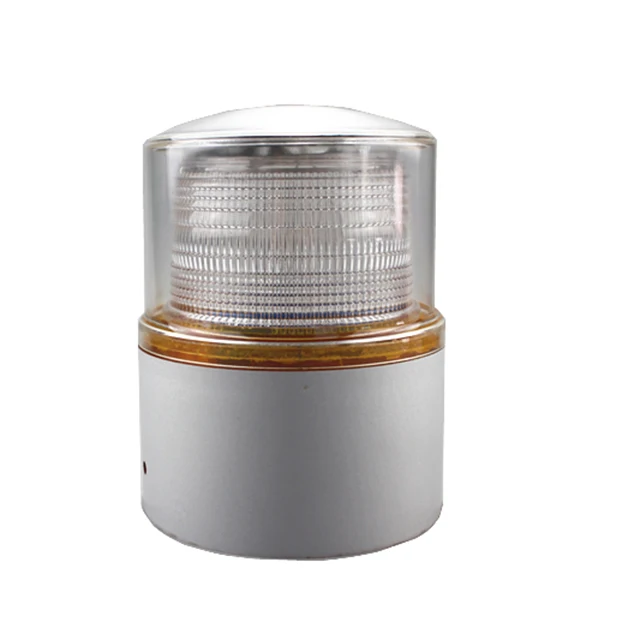 RED & BLUE Solar Warning Light LED Beacon Light 360 Degree Visibility Solar Power LED Warning Light