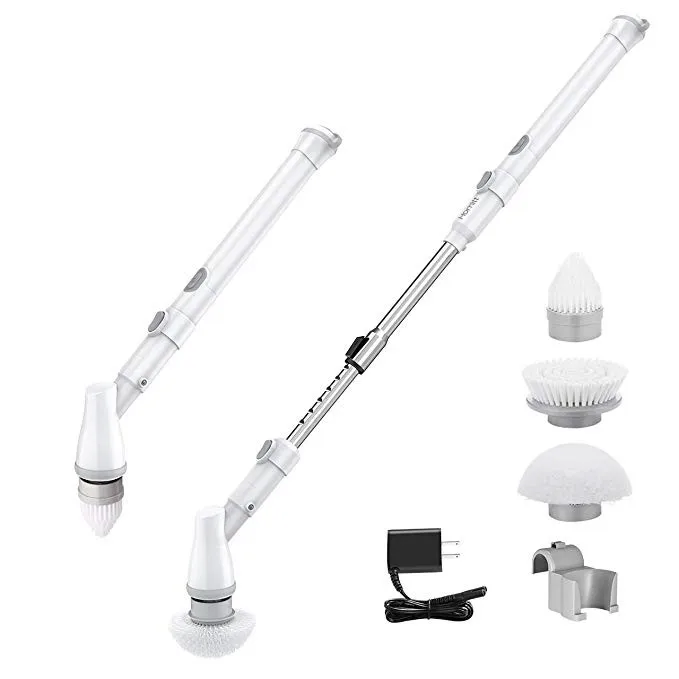 
3 Replaceable Bathroom Scrubber Cleaning Brush 