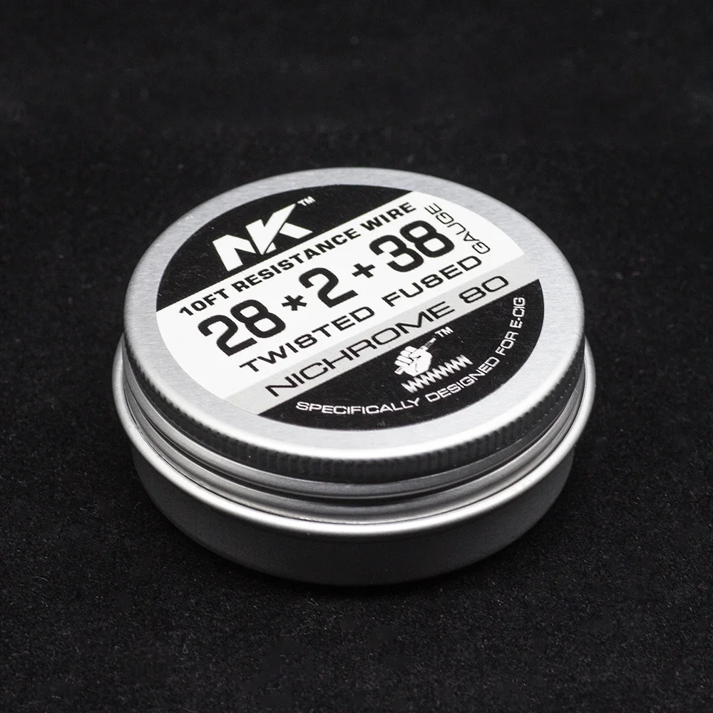 
NK Nichrome 80 28GA twisted fused clapton 10ft prebuilt wire for vape 