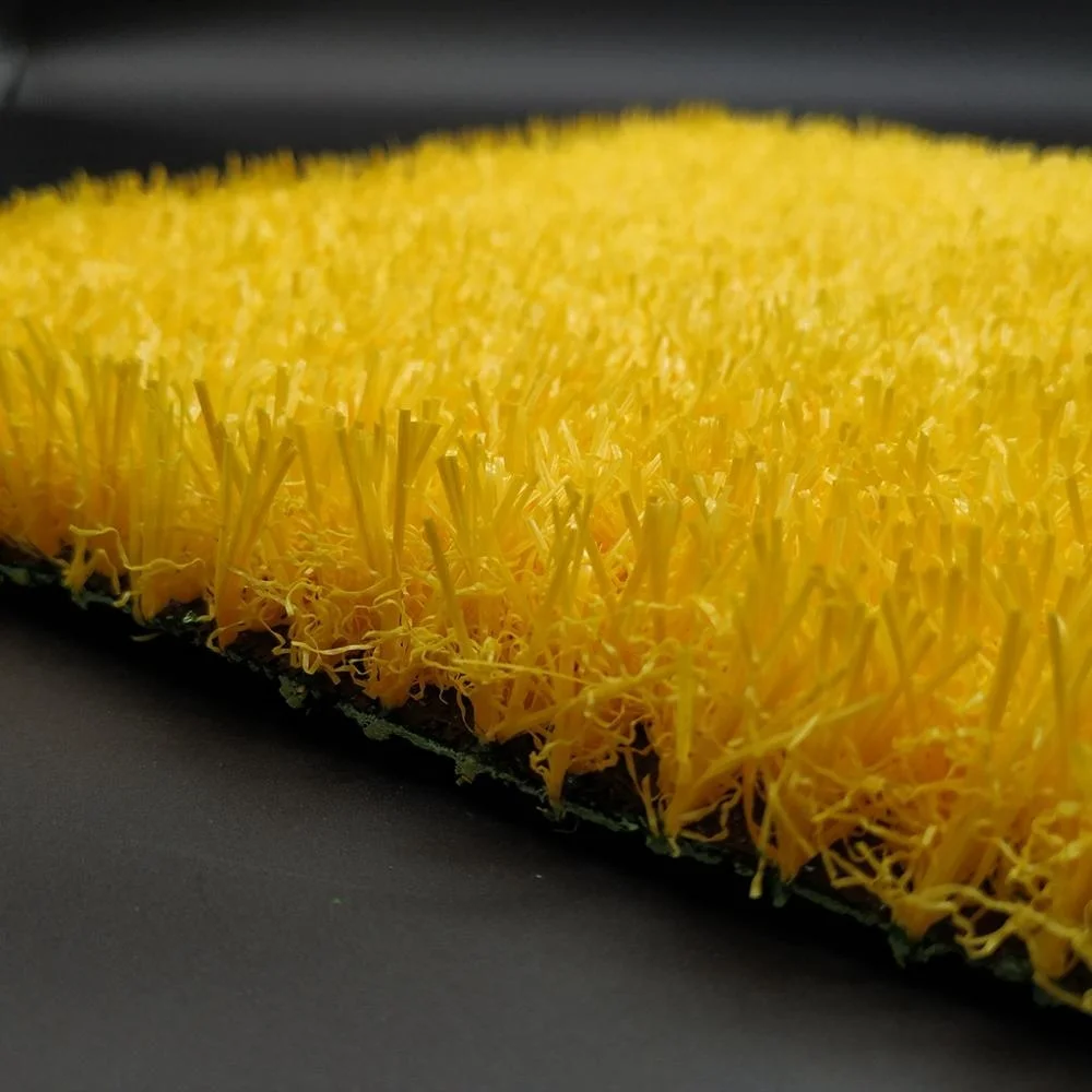 Nice quality Artificial turf grass yarn with rubber backing