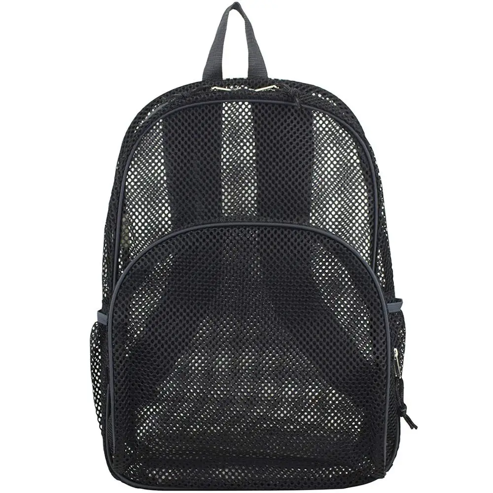 2023 new design light weight students school High Quality Book unisex  Women Mesh customized School shoulder bag Backpack