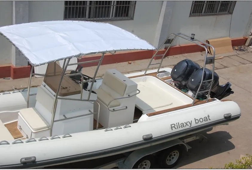 Hot sale fiberglass hull yacht boat RIB830A