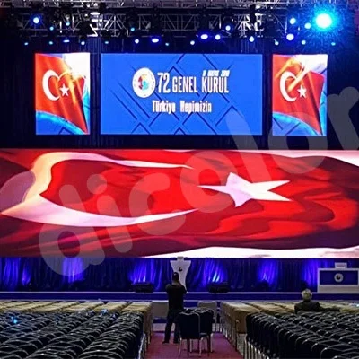 Передний служебный магнит высокого разрешения 640*480 мм светодиодный дисплей для сцены