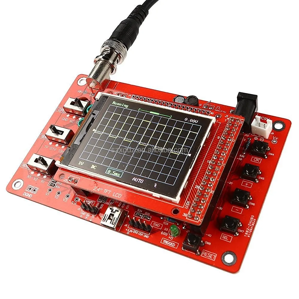 
DSO138 Soldered Pocket-size Digital Hand Oscilloscope Kit DIY Parts Electronic 
