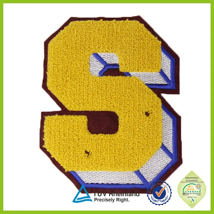 Factory Customized Chenille Towel Embroidery