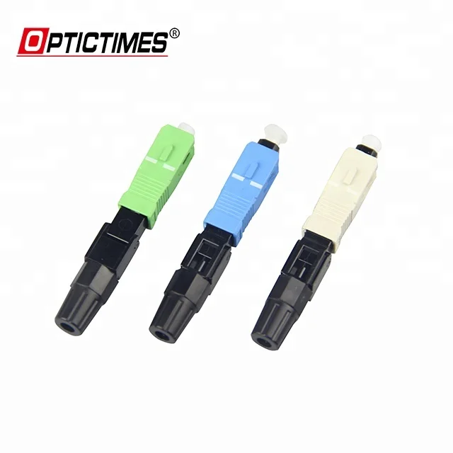 Quick Field Assembly FTTH Fiber Optic SC UPC Fast Connector