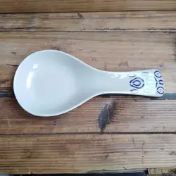 Promotional Kitchen accessory decal design Ceramic Spoon Rest