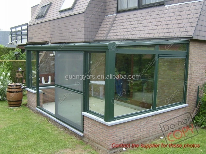 
High Quality Waterproof Glass Aluminium Veranda 