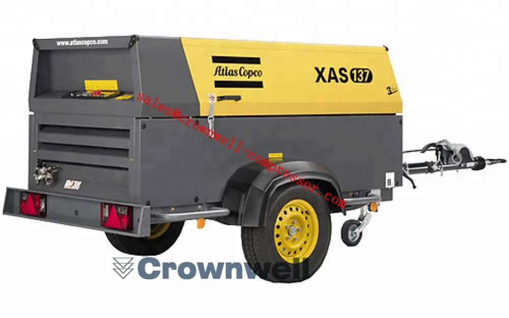  Портативный воздушный компрессор Atlas Copco XAS186Dd XAS 186
