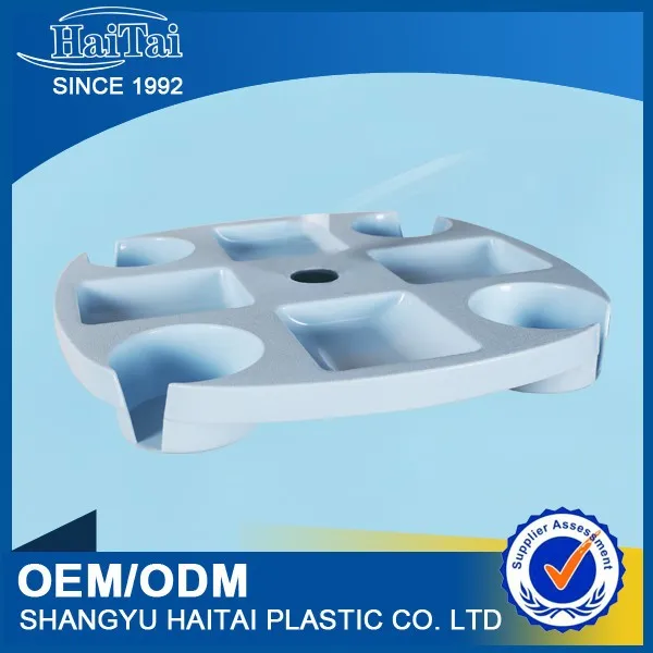 Plastic Different style umbrella drink holder, umbrella table, umbrella tray