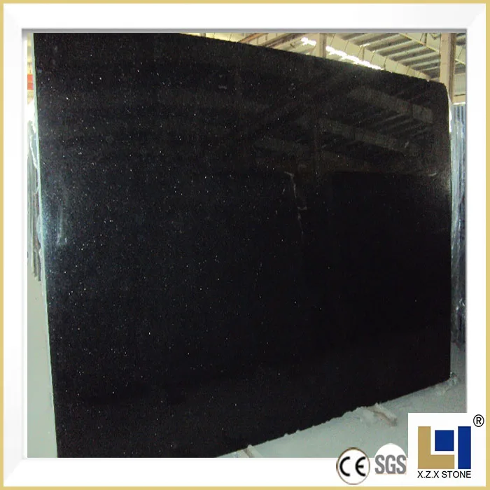 (Star Galaxy) Tile Slab Black Galaxy Granite For Countertop