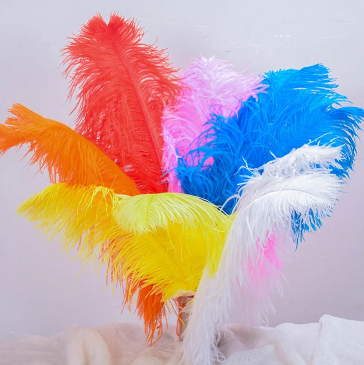 
Wholesale price factory cheap price Natural Decorative White ostrich feathers for wedding decor feather 