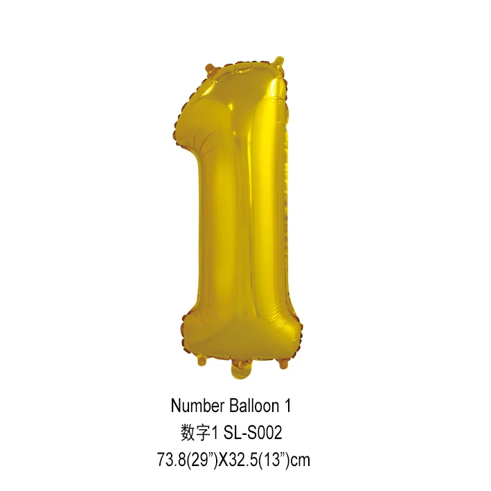New products 2019 innovative product number foil balloon birthday party supplies