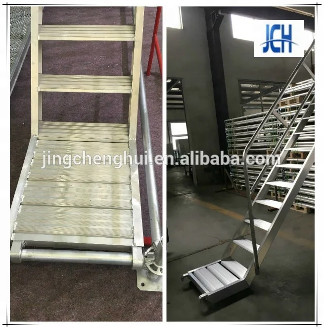 Scaffolding Aluminium Stair for Building Construction Prices 2.0m Aluminium Stair