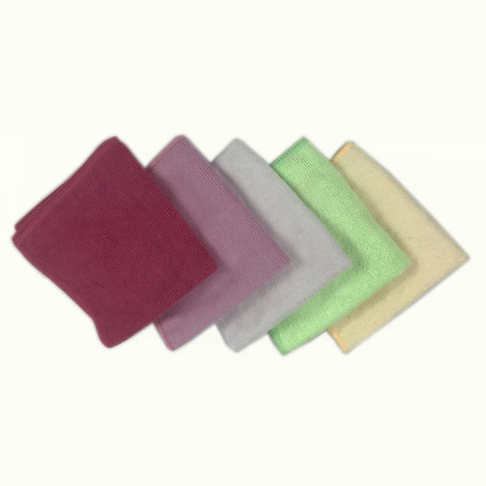 
Absorbent Cotton polyester Knitted Soft Square Hand Towel Quick Dry Microfiber Fabric Yard For Bath Towel 