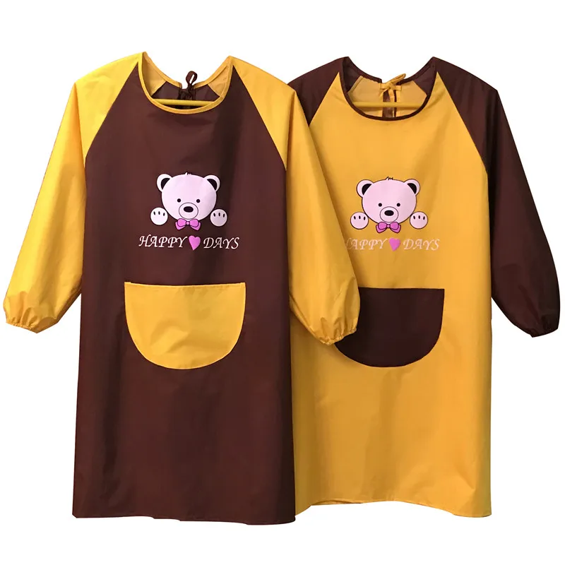 
Модный водонепроницаемый Рабочий Фартук с длинным рукавом 