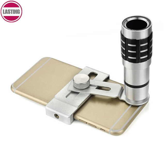 Phone Camera Lens 12X Zoom Optical Camera Telephoto Telescope Lens With Tripod