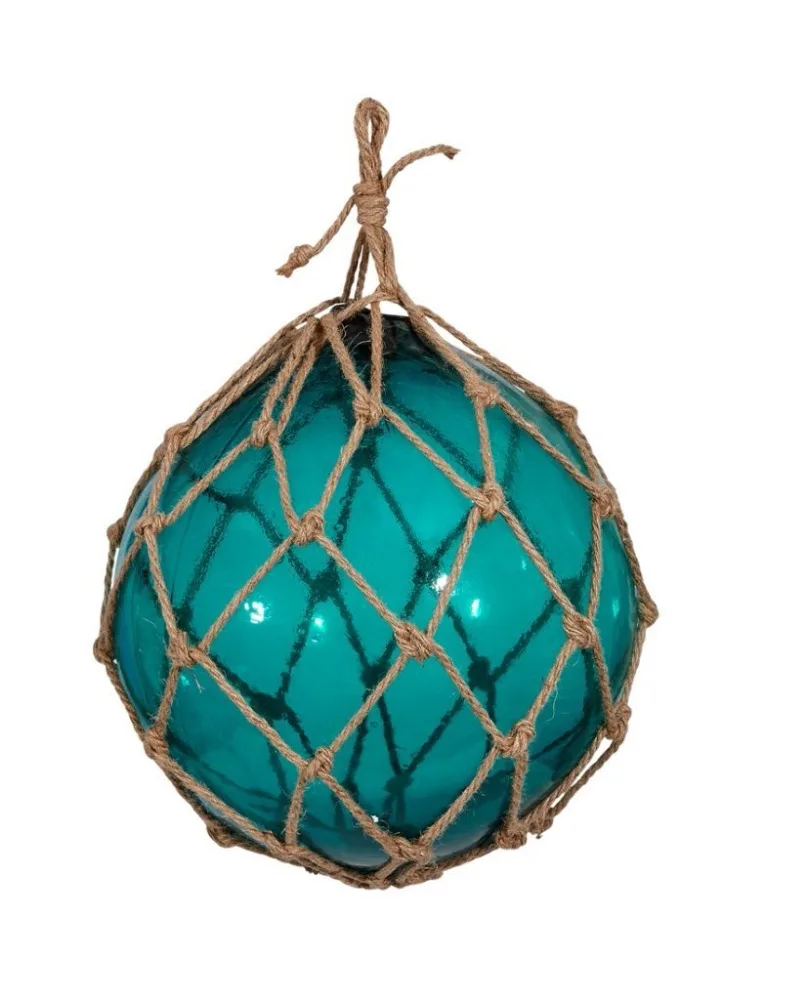 Fishing Float Ornament blue glass ball