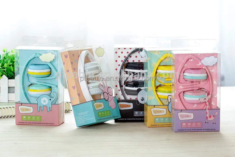 
newest arrival stereo head phone beautiful headband style cute headphones for girls 