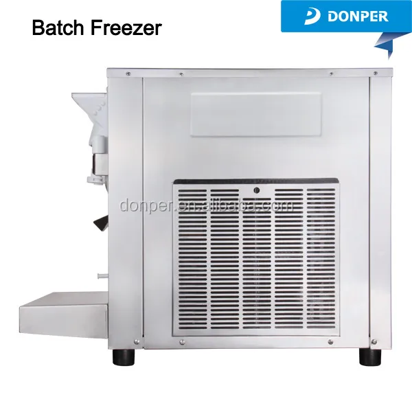 Donper Table Top Batch Freezer BTY7120 one touch dispensing gelato machine hard ice cream machine