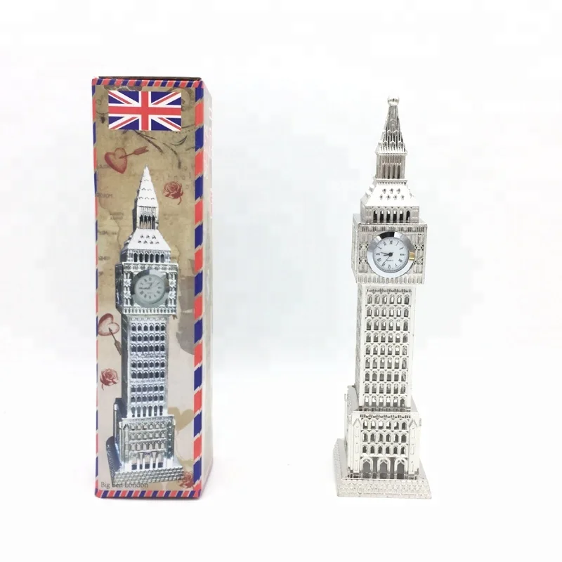 Handmade Metal Models London Big Ben Clock Souvenirs