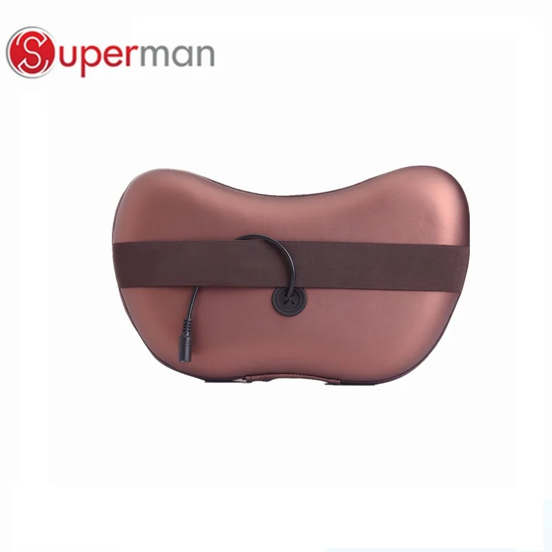 Cheap neck and shoulder warmer massager vibrating neck mini shiatsu massage pillow with infrared heat