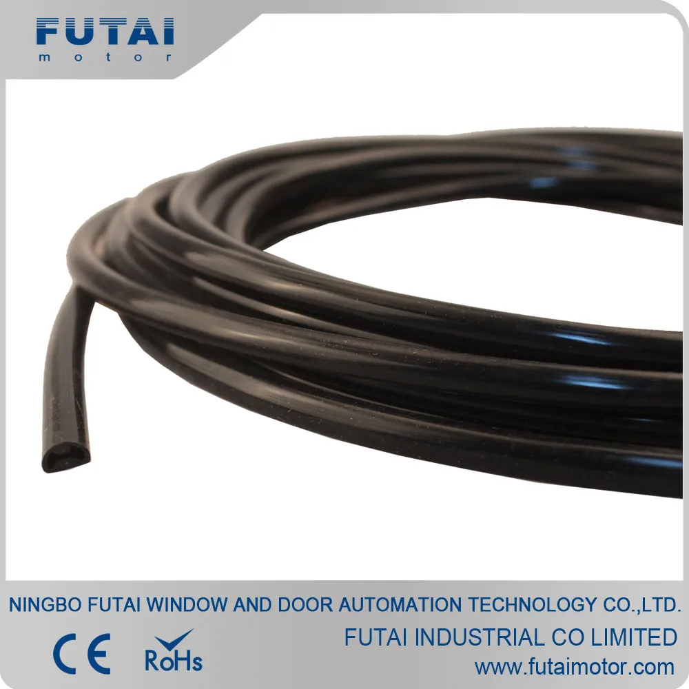 rubber safety edge sensor tape with adhesive strip or work with profile