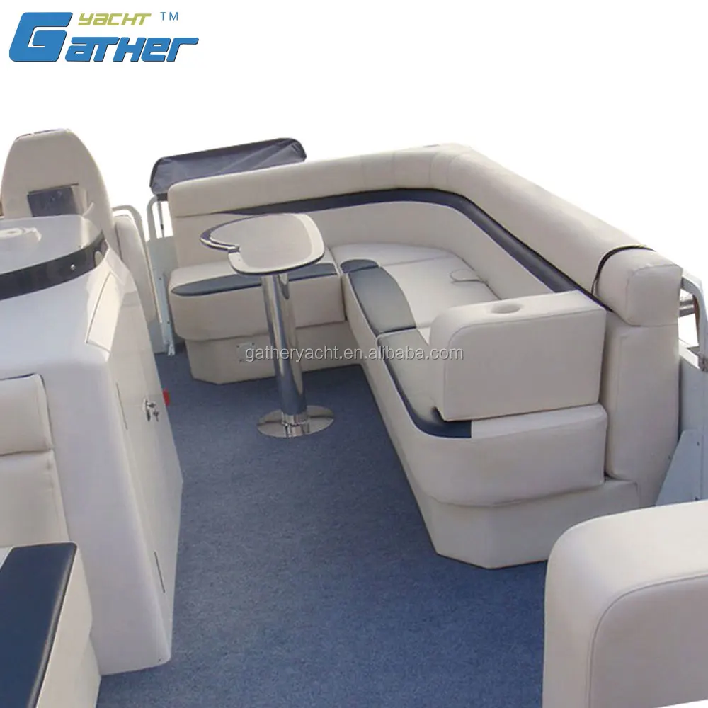 Gather Sport Best Price 19ft Aluminum Pontoon Boat for sale