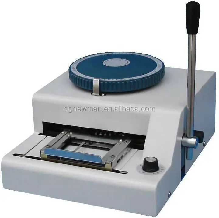 
MD-11 Manual PVC card embossing Indenting machine with 70-character Letters 