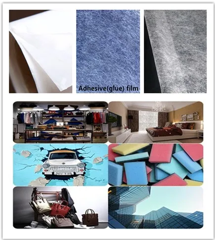 PA Milk White Hot Melt Glue Web Film for Bonding Fabrics Plastics