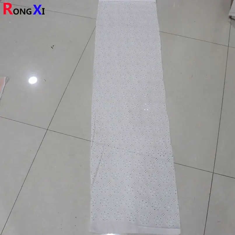 RXF0817 New Wheel Design Fabric Cotton Eyelet Fabric