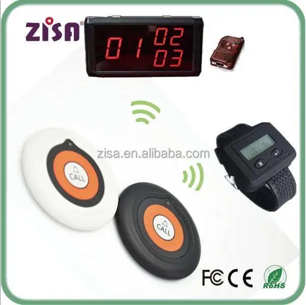 Гостевой Системы Управления Беспроводной Вызов Pagering Системы Наручные Часы