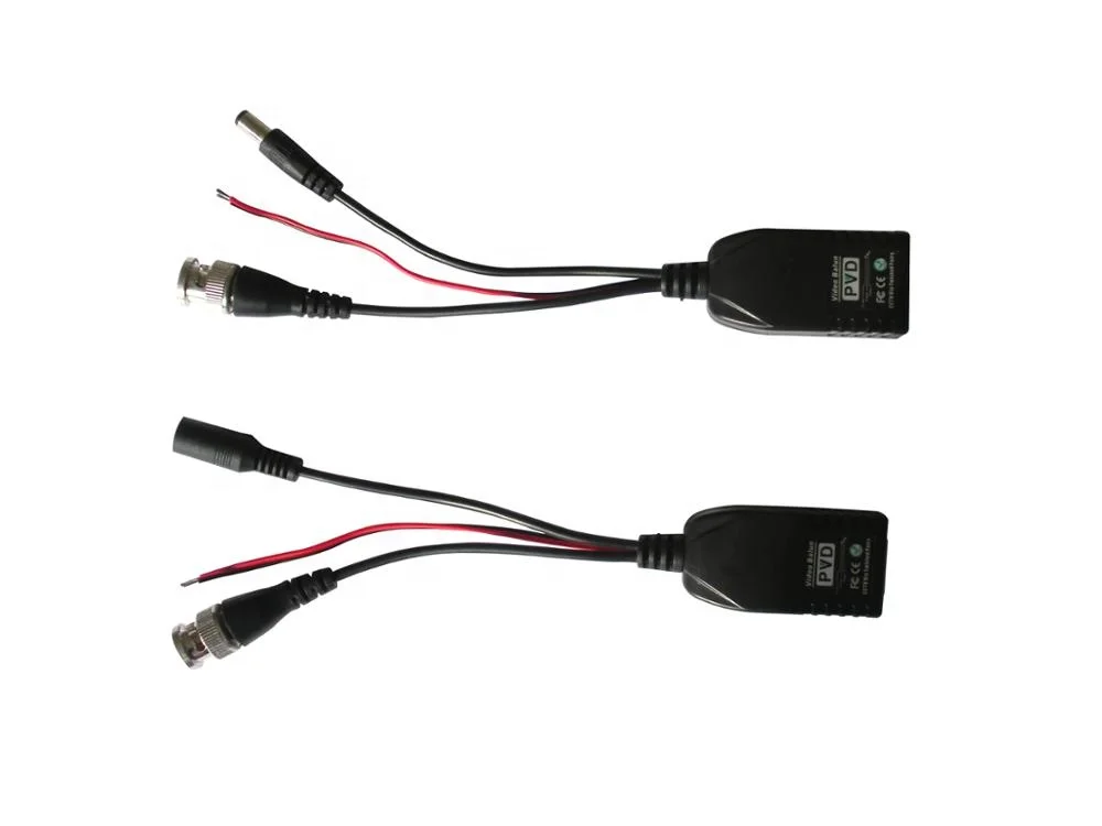 
3 in 1 design single channel HD audio video power balun compatible with 5MP camera HY-2001A-HD 