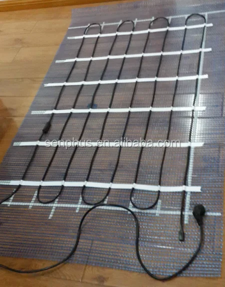 snow melting driveway underfloor heating cable