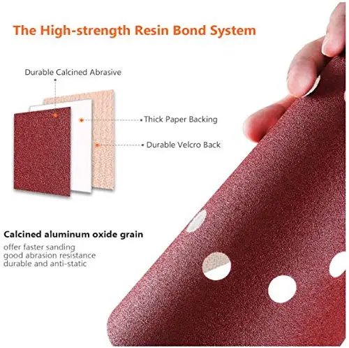 
5/6/7 inch 125/150/180 mm sanding discs pads for sanding grinder hook and loop pad quick change grinding abrasive sanding disc 