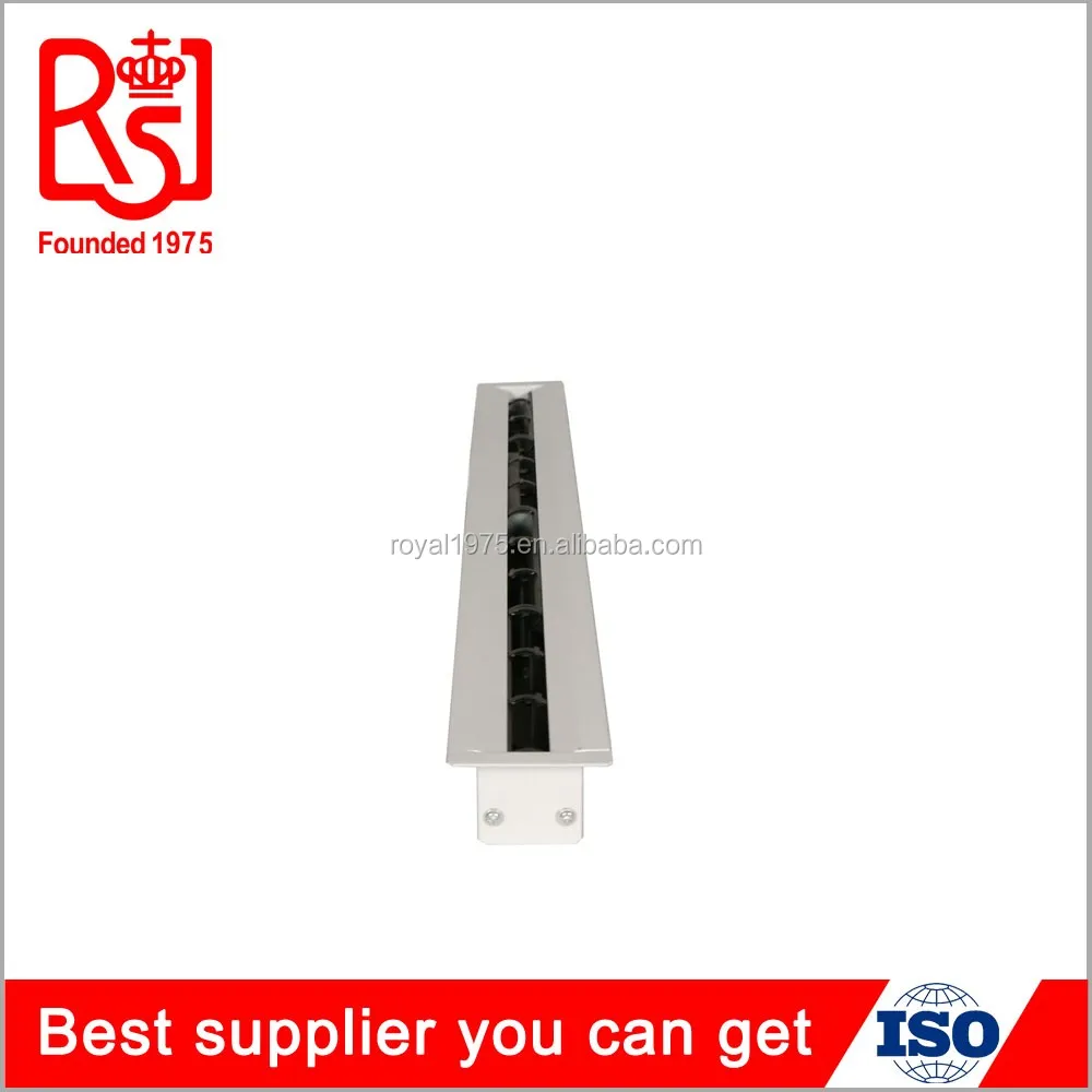 Manufacturer aluminum adjustable ceiling air conditioning bar grille linear slot air diffuser