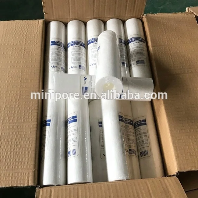 1 & 5 micron pp sediment filter cartridge For Waste Water Treatment Plant