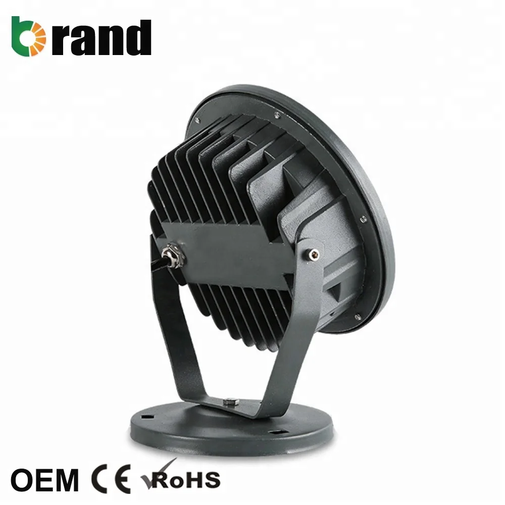 DMX512 управление RGB изменяющийся круглый светодиодный уличный прожектор 36 Вт