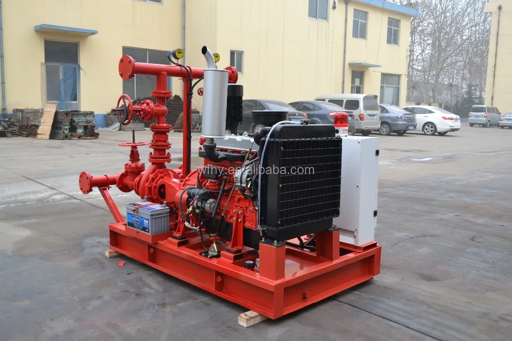 Fire water jockey pump powered by diesel engine