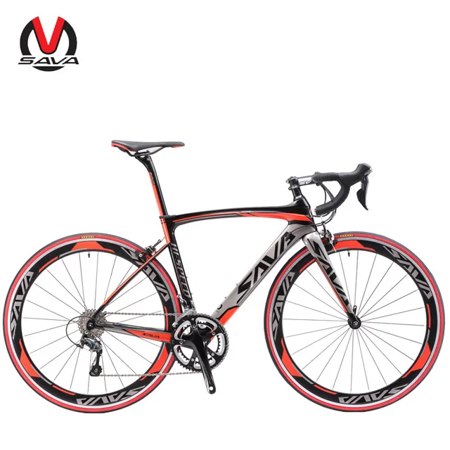 SAVA Factory Full Carbon Road Bike 18 Speed 700C Chinese Carbon Frame Road Bike Carbon Bicycle Race Bike
