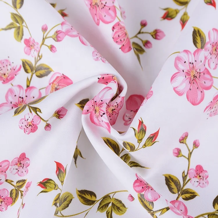 2019 китайские производители водонепроницаемая ткань из искусственной кожи с цветочным принтом для дождевика