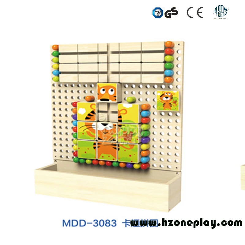 Educational Moving science board toys Activity Wall Panels for school kindergarten indoor playground