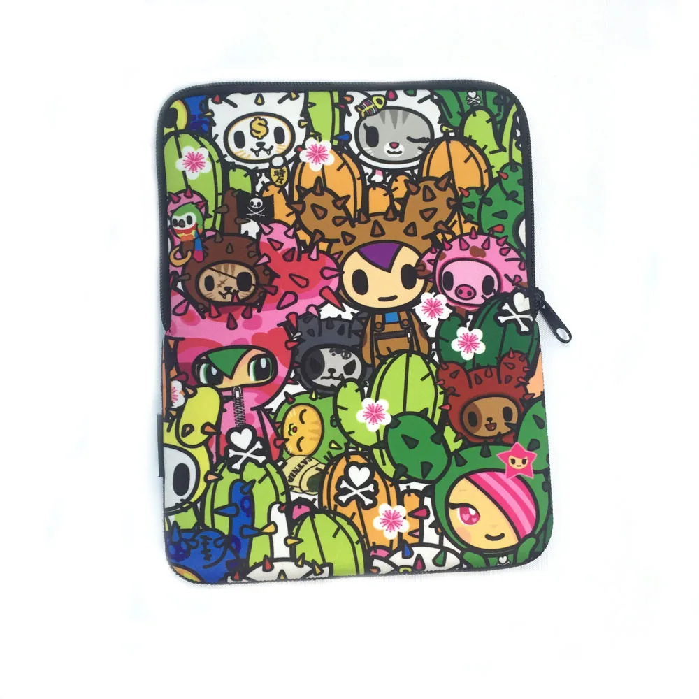 Neoprene Custom Laptop Sleeve Bag Macbook Air Neoprene Padded Pouch Waterproof Computer Bag Cute Cartoon Pattern Laptop Cover