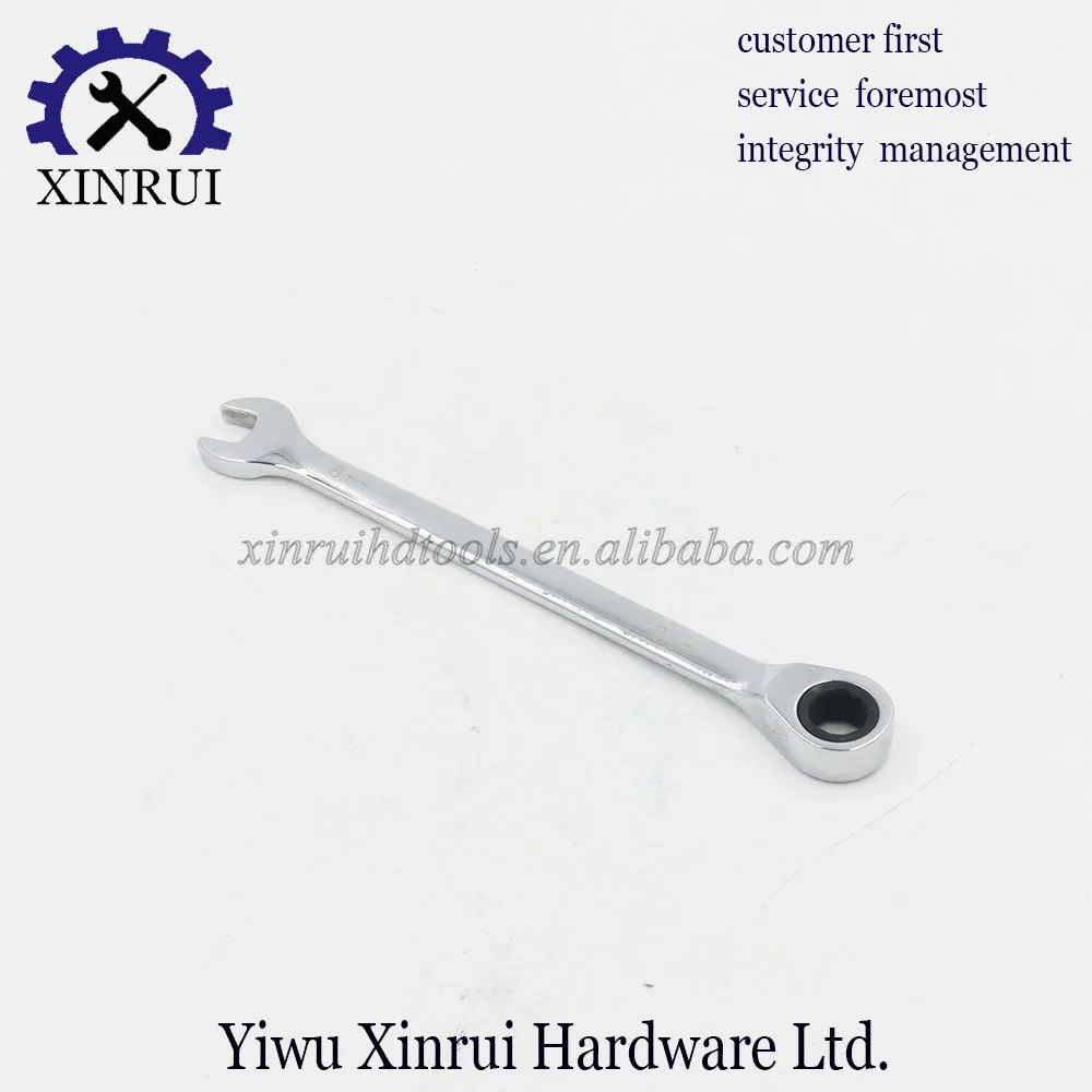 Professional Double Use Ratchet Wrench Open End Wrench